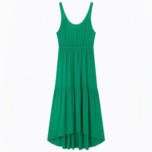 Green Tiered Maxi Dress Size XL,  gf by Geren Ford